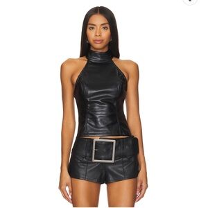 The Mila Top in Black by Niihai